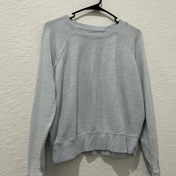 💥PRICE⬇️ J CREW • Lt . Blue Vintage Fleece • S - Picture 3 of 8